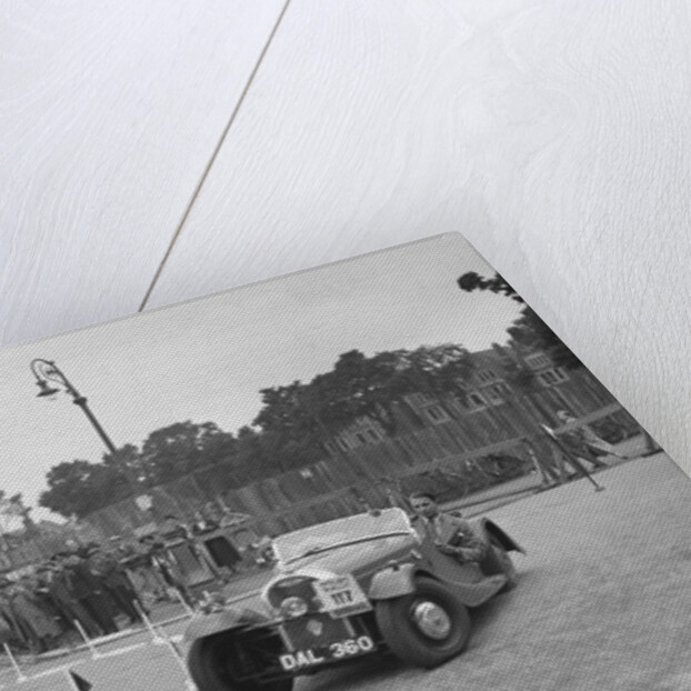 Morgan 4/4 2-seater sports of GN Scott competing in the South Wales Auto Club Welsh Rally, 1937 by Bill Brunell