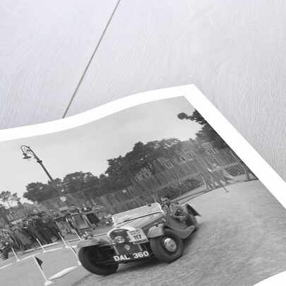 Morgan 4/4 2-seater sports of GN Scott competing in the South Wales Auto Club Welsh Rally, 1937 by Bill Brunell