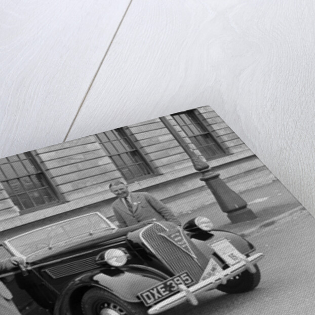 Opel cabriolet of AT Morse at the South Wales Auto Club Welsh Rally, 1937 by Bill Brunell