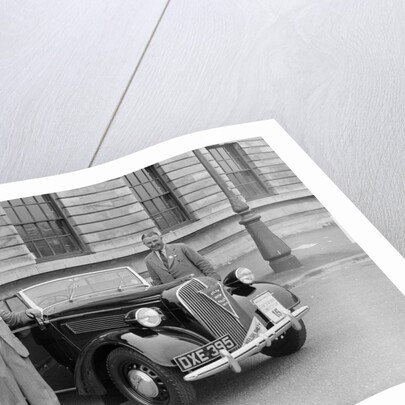 Opel cabriolet of AT Morse at the South Wales Auto Club Welsh Rally, 1937 by Bill Brunell