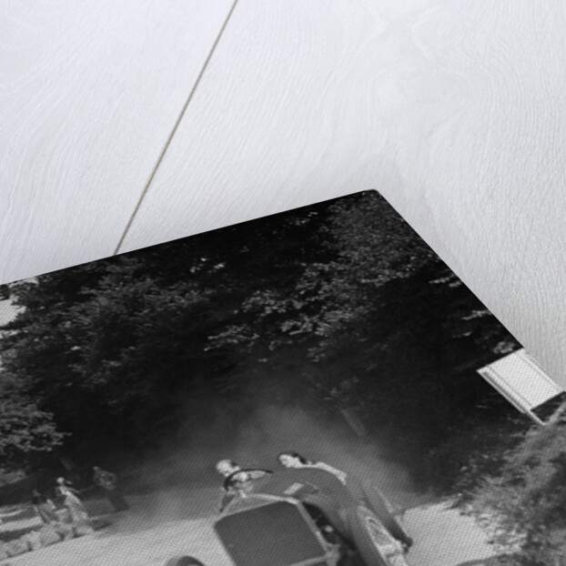 RGJ Nash driving Vieux Charles III, 1912 Lorraine-Dietrich, at the VSCC Croydon Speed Trials, 1937 by Bill Brunell