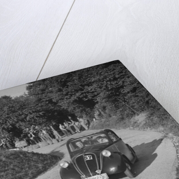 Fiat Topolino of J Eason-Gibson competing in the VSCC Croydon Speed Trials, 1937 by Bill Brunell