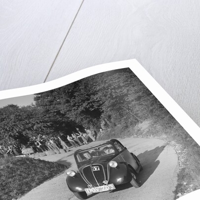 Fiat Topolino of J Eason-Gibson competing in the VSCC Croydon Speed Trials, 1937 by Bill Brunell