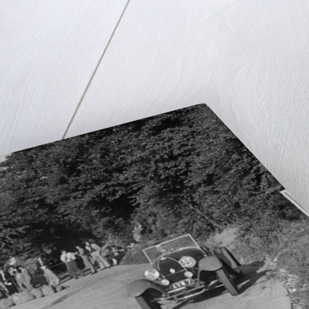 Bugatti Type 43 of GM Crozier competing in the VSCC Croydon Speed Trials, 1937 by Bill Brunell