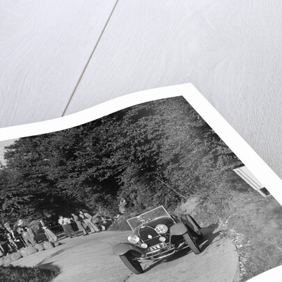 Bugatti Type 43 of GM Crozier competing in the VSCC Croydon Speed Trials, 1937 by Bill Brunell