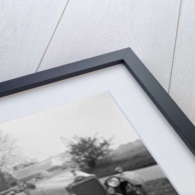 Calcott open tourer by the River Thames at Runnymede, c1922 by Bill Brunell