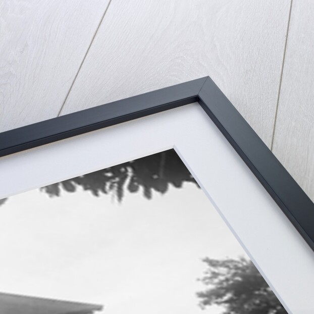 Singer 10 hp open 2-seater by the gatehouse of Stokesay Castle, Shropshire, 1920s by Bill Brunell