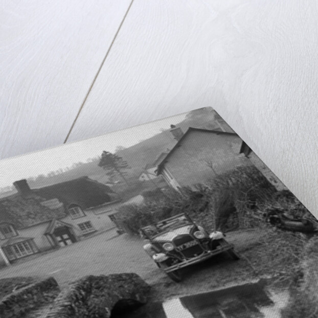 Kitty Brunell driving a Ford Model A 2-seater, Winsford, Somerset, 1930s by Bill Brunell