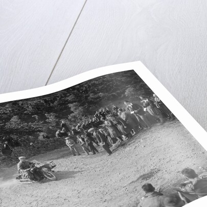 Matchless and sidecar of TJ Rose competing in the MCC Edinburgh Trial, 1930 by Bill Brunell