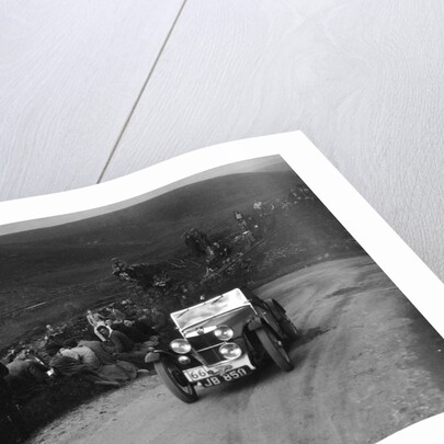 MG J2 of RA MacDermid competing in the MCC Edinburgh Trial, West Stonesdale, Yorkshire Dales, 1933 by Bill Brunell
