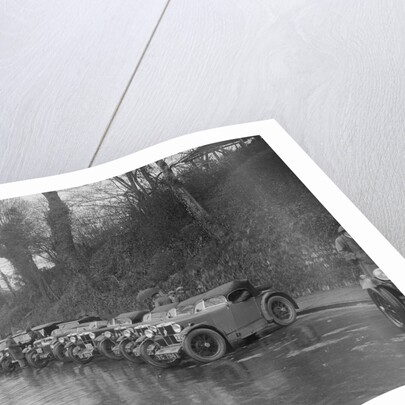 Cars parked at the MCC Lands End Trial, Launceston, Cornwall, 1930 by Bill Brunell