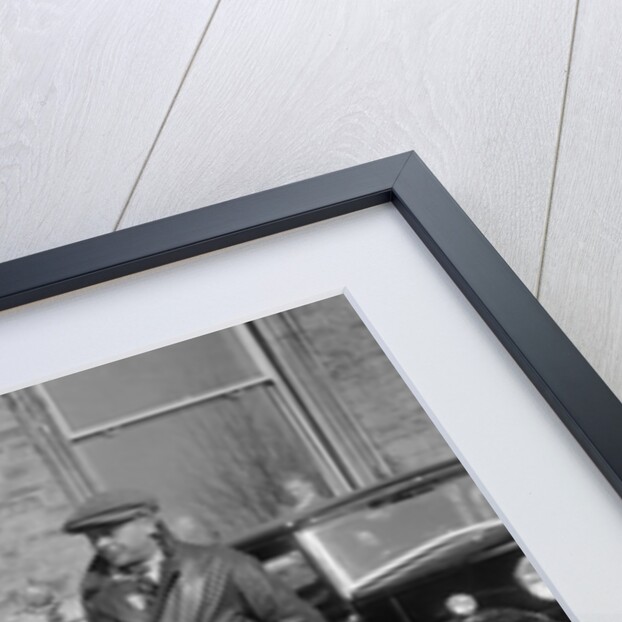 SA Crabtree and Kitty Brunell beside their Crossley cars at the RAC Rally, 1932 by Bill Brunell