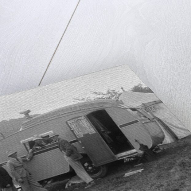 MG SA at Shelsley Walsh, Worcestershire, during the Blackpool Rally, 1937 by Bill Brunell