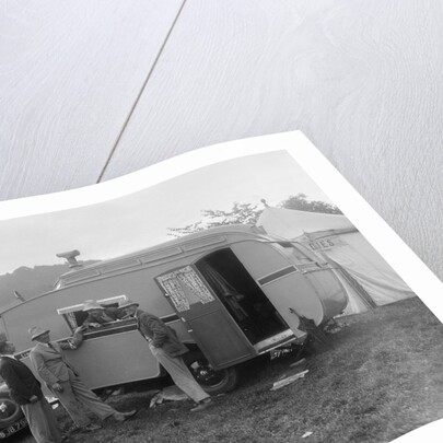 MG SA at Shelsley Walsh, Worcestershire, during the Blackpool Rally, 1937 by Bill Brunell