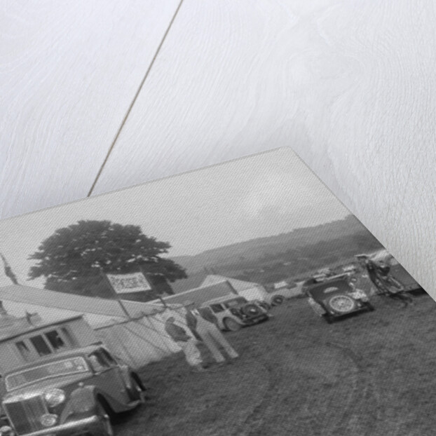 MG SA and MG 18/80 at Shelsley Walsh, Worcestershire, during the Blackpool Rally, 1937 by Bill Brunell