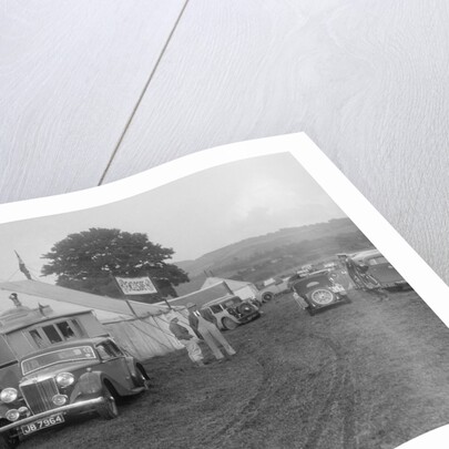 MG SA and MG 18/80 at Shelsley Walsh, Worcestershire, during the Blackpool Rally, 1937 by Bill Brunell