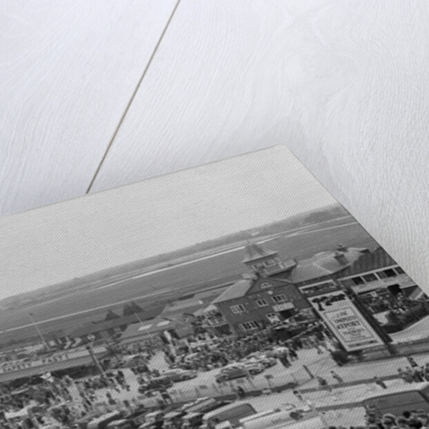 Ford Day at Brooklands motor racing circuit, Surrey, 1930s by Bill Brunell