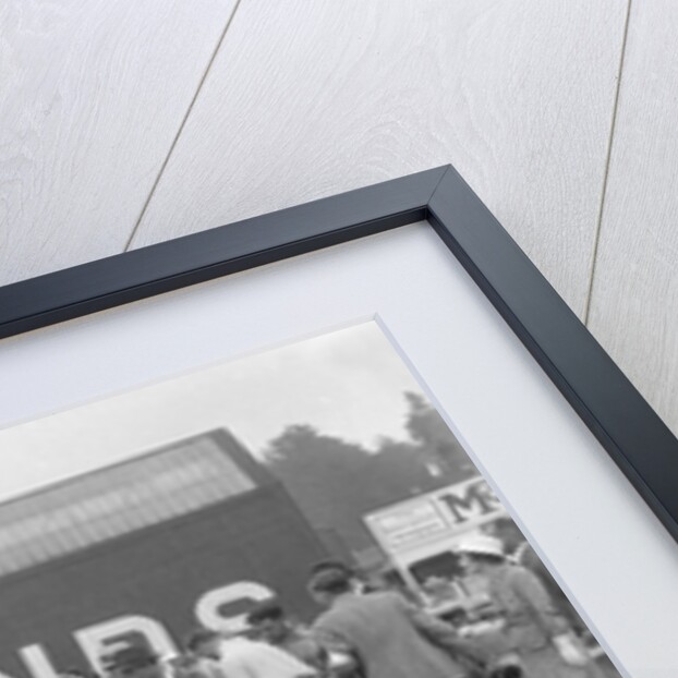 Three MG Magnas at the LCC Relay Grand Prix, Brooklands, Surrey, 1933 by Bill Brunell