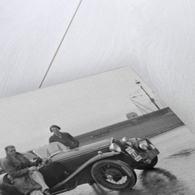 Fiat Balilla 508S of SGE Tett of the Black Diamond III team at the Blackpool Rally, 1936 by Bill Brunell