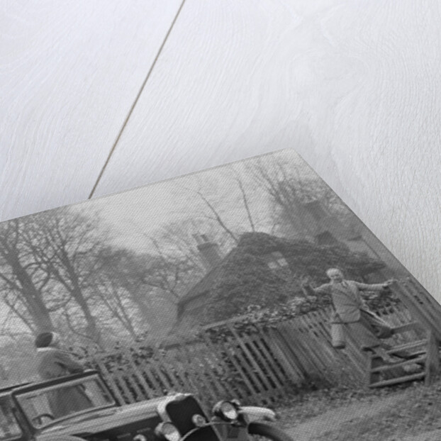 Kitty Brunell witha Singer 8 Junior, c1920s by Bill Brunell