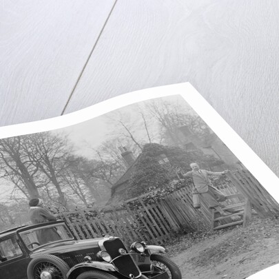 Kitty Brunell witha Singer 8 Junior, c1920s by Bill Brunell