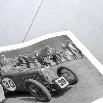 MG C type Midget of Frank Stanley Barnes at the RAC TT Race, Ards Circuit, Belfast, 1932 by Bill Brunell