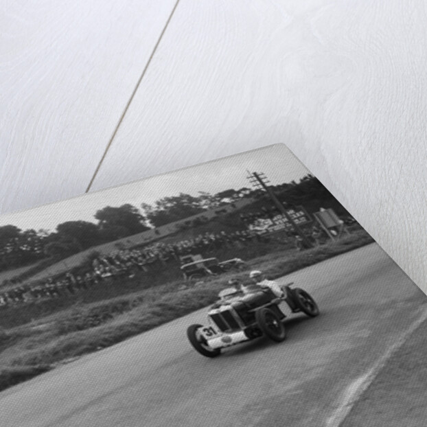 MG C type Midget of Cyril Paul competing in the RAC TT Race, Ards Circuit, Belfast, 1932 by Bill Brunell