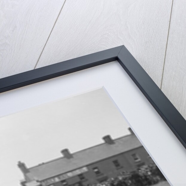 Edgar Maclure's Riley leading Tim Birkin's Alfa Romeo, RAC TT Race, Ards Circuit, Belfast, 1932 by Bill Brunell