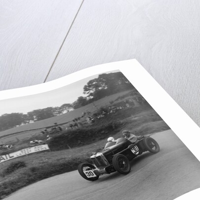 MG C type Midget of Hugh Hamilton at practice for the RAC TT Race, Ards Circuit, Belfast, 1932 by Bill Brunell