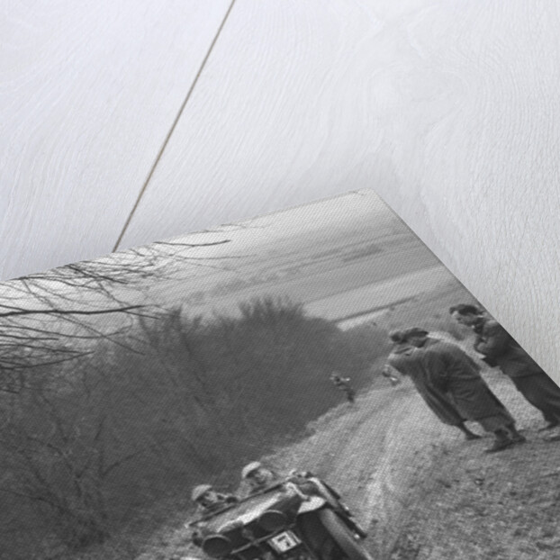 MG J2 competing in a trial, Crowell Hill, Chinnor, Oxfordshire, 1930s by Bill Brunell