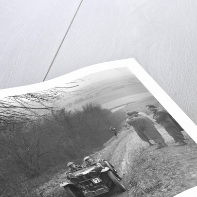 MG J2 competing in a trial, Crowell Hill, Chinnor, Oxfordshire, 1930s by Bill Brunell
