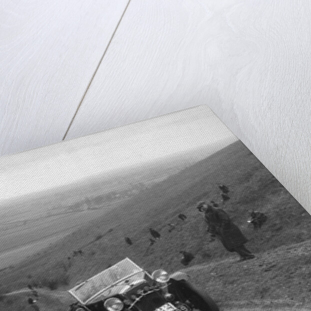 Morris Minor 2-seater competing in a trial, Crowell Hill, Chinnor, Oxfordshire, 1930s by Bill Brunell