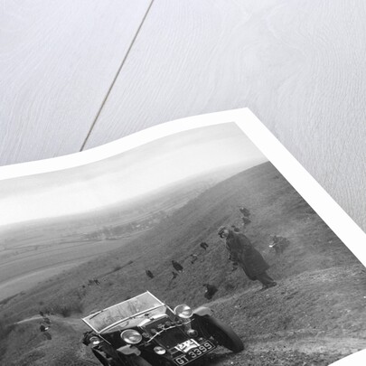 Morris Minor 2-seater competing in a trial, Crowell Hill, Chinnor, Oxfordshire, 1930s by Bill Brunell