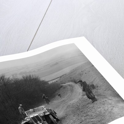 MG Magna competing in a trial, Crowell Hill, Chinnor, Oxfordshire, 1930s by Bill Brunell