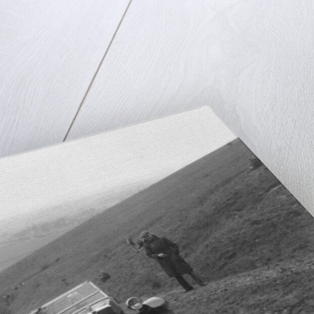 Morris Minor competing in a trial, Crowell Hill, Chinnor, Oxfordshire, 1930s by Bill Brunell