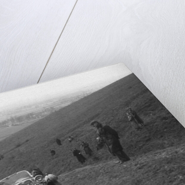Singer Le Mans competing in a trial, Crowell Hill, Chinnor, Oxfordshire, 1930s by Bill Brunell