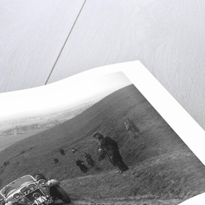 Singer Le Mans competing in a trial, Crowell Hill, Chinnor, Oxfordshire, 1930s by Bill Brunell