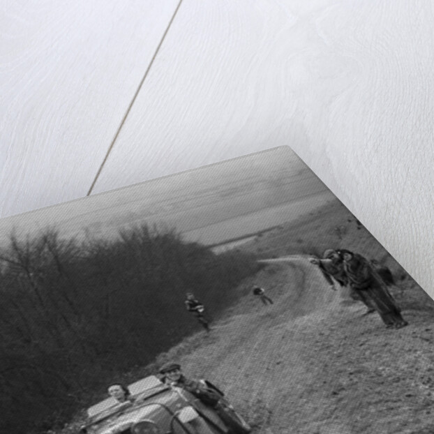 MG J2 competing in a trial, Crowell Hill, Chinnor, Oxfordshire, 1930s by Bill Brunell