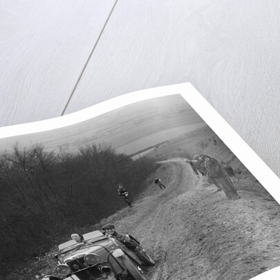 MG J2 competing in a trial, Crowell Hill, Chinnor, Oxfordshire, 1930s by Bill Brunell