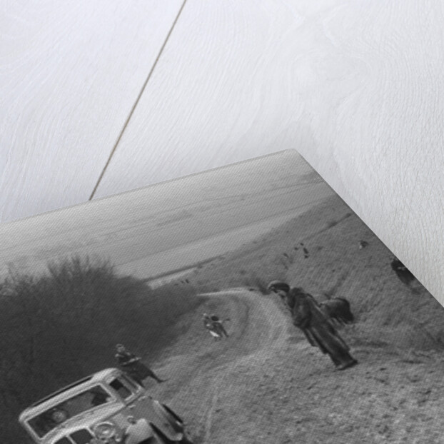 Standard Little Nine saloon competing in a trial, Crowell Hill, Chinnor, Oxfordshire, 1930s by Bill Brunell