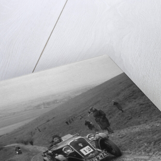 Singer 2-seater sports competing in a trial, Crowell Hill, Chinnor, Oxfordshire, 1930s by Bill Brunell