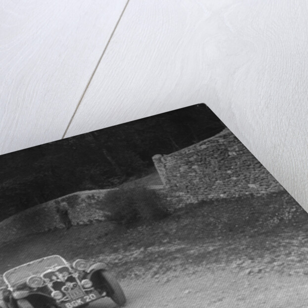 Singer 2-seater sports competing in a motoring trial, Nailsworth Ladder, Gloucestershire, 1930s. by Bill Brunell