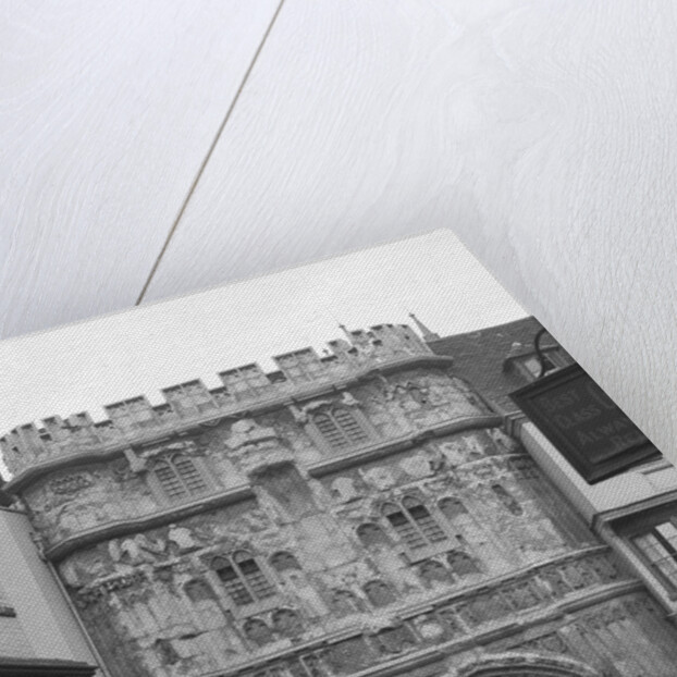 Austin 7 Chummy and Daimler d-back limousine, Christ Church Gate, Canterbury, Kent, c1920s by Bill Brunell