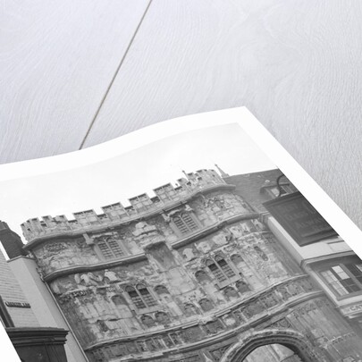 Austin 7 Chummy and Daimler d-back limousine, Christ Church Gate, Canterbury, Kent, c1920s by Bill Brunell