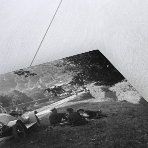 Enjoying a roadside picnic, GWK open 2-seater, c1920s by Bill Brunell