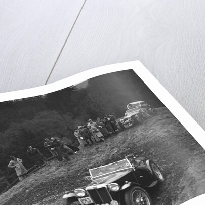 MG TA of JN Goodwin competing in the MCC Edinburgh Trial, Roxburghshire, Scotland, 1938 by Bill Brunell