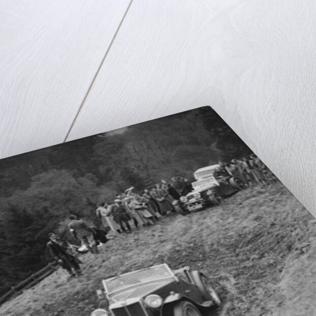 MG TA of RE Rushbrook competing in the MCC Edinburgh Trial, Roxburghshire, Scotland, 1938 by Bill Brunell