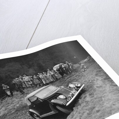 Ford V8 of J Cleland competing in the MCC Edinburgh Trial, Roxburghshire, Scotland, 1938 by Bill Brunell