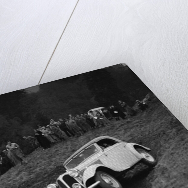 Frazer-Nash BMW of LEC Hall competing in the MCC Edinburgh Trial, Roxburghshire, Scotland, 1938 by Bill Brunell