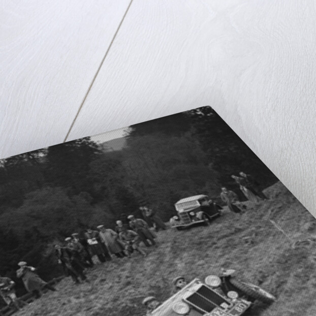 MG TA of JES Jones of the Cream Cracker team, MCC Edinburgh Trial, Roxburghshire, Scotland, 1938 by Bill Brunell